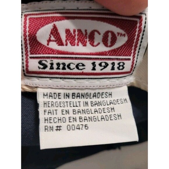 Vintage New York Yankees Baseball Hat MLB ANNCO Snapback Cap Big Logo On Back - Picture 6 of 7